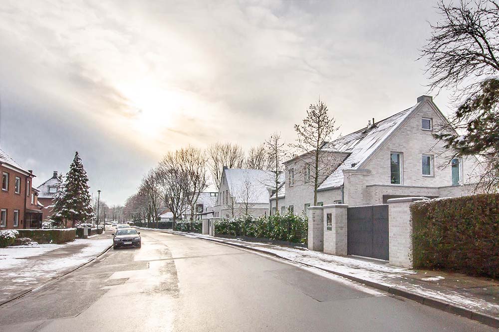 Bockumer Straße Düsseldorf-Wittlaer im Winter