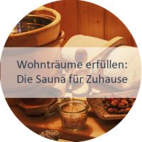 Sauna ins Haus bauen, Haus kaufen mit Sauna, den Winter in der Sauna genießen