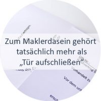 Was macht ein Makler?