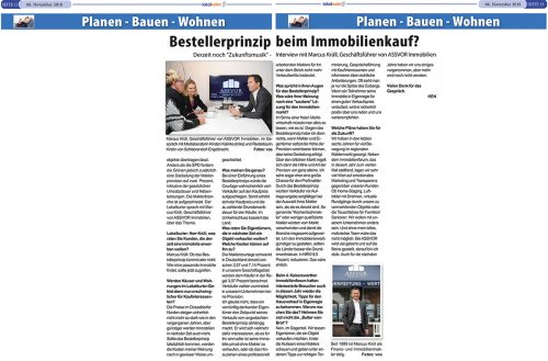 Zeitungsartikel, Lokalkurier, Bestellerprinzip, Immobilienkauf, Haus verkaufen