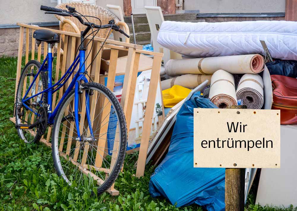 Haus verkaufen, Haus entrümpeln - mit Profis geht beides leichter!