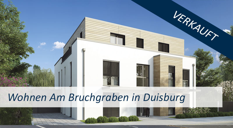 Neubau Projekte Projektierung Bauträger Vorschaubild Am Bruchgraben Duisburg Huckingen VERKAUFT
