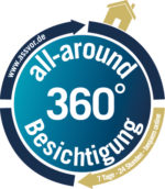 360 Grad Besichtigung virtueller Rundgang 3D Tour Logo