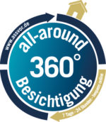 360 Grad Besichtigung virtueller Rundgang 3D Tour Logo 360 Grad Besichtigung virtueller Rundgang 3D Tour Logo